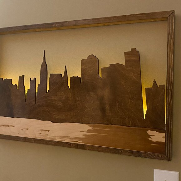 New York City Skyline NYC Ambient Night Light - Picture 5 of 5